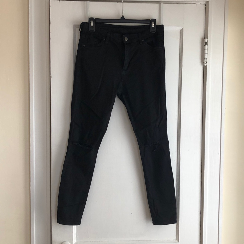 Topshop Moto Black Jeans